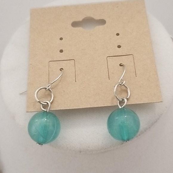 TURQUOISE Necklace and Earring Matching Set - Picture 3 of 5